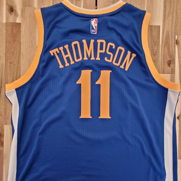 Klay Thompson - Golden State Warriors - Road Blue Jersey (Large) - Picture 2 of 4